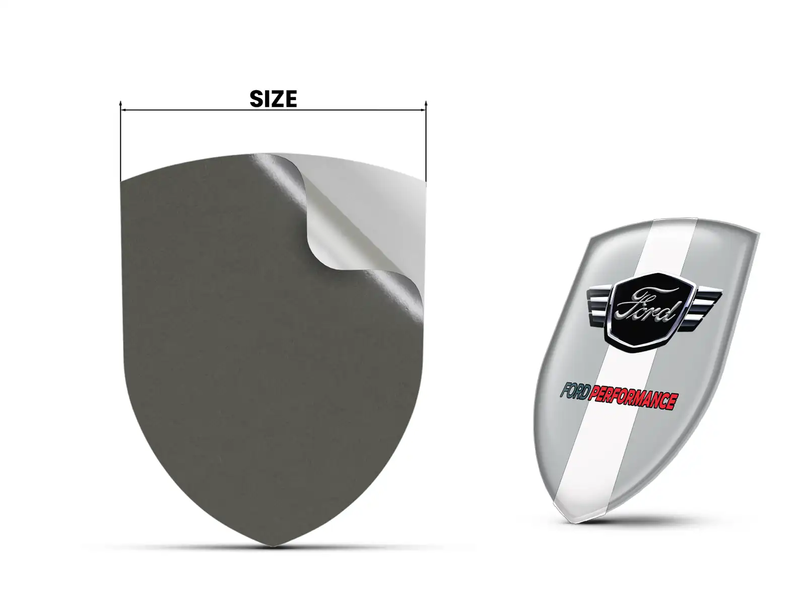 Ford Vinyle Auto Course Personnalisable Robuste